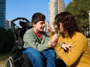 Parent with special needs child